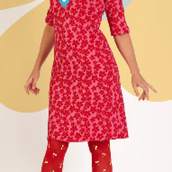 MARGOT BY MWM - FRANCIS PINK/TURKIS BLOMSTER