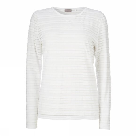 GUSTAV - TRANSPARENT HVID T-SHIRT