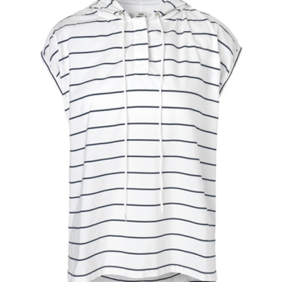 MADS NØRGAARD - STRIBET LØS T-SHIRT