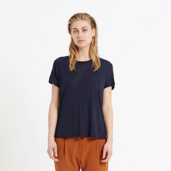 SAMSØE SAMSØE - SIFF NAVY BASIC T-SHIRT