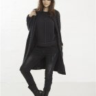 MOS MOSH - SORT OVERSIZE SILKE TOP