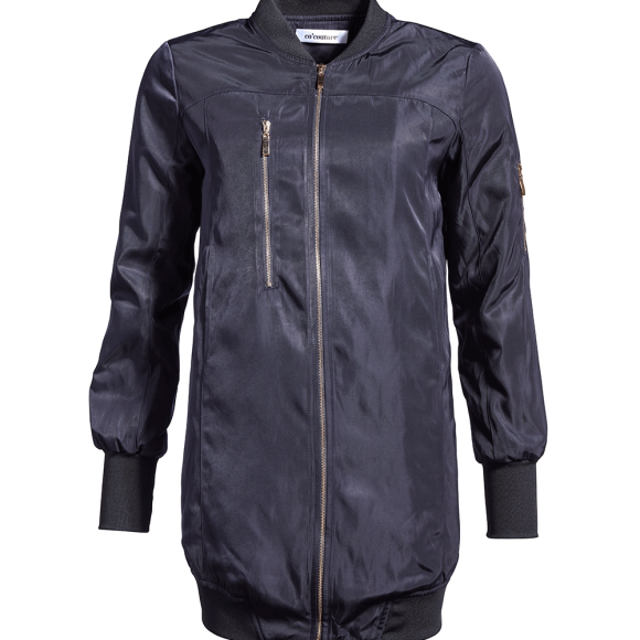CO COUTURE - ZEPPY LONG BOMBER JAKKE NAVY