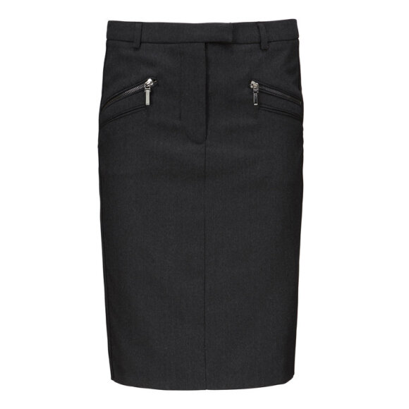 GUSTAV - PENCILSKIRT M. LYNLÅSLOMMER