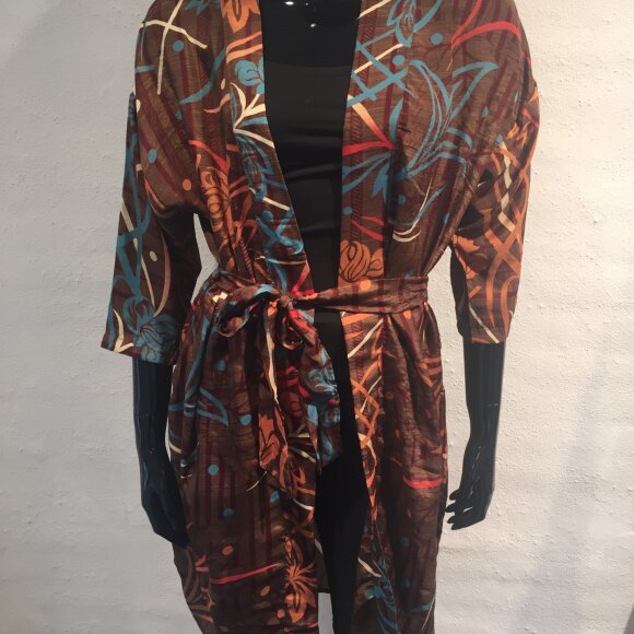 SISSEL EDELBO - 1 MAGNOLIA LANG SILKE KIMONO