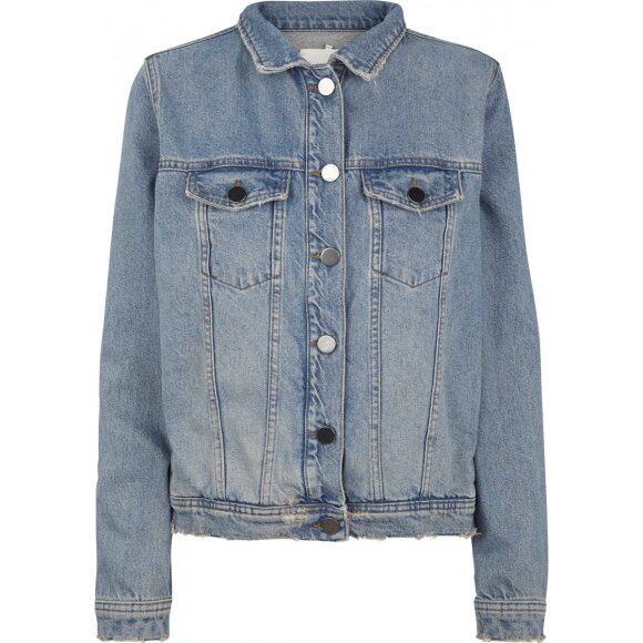 JUST FEMALE - VOLT LYS DENIM JAKKE