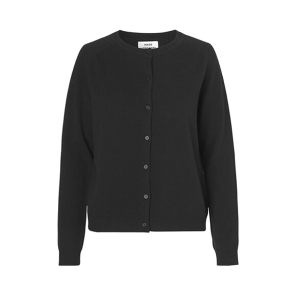 MADS NØRGAARD - CIMONA SORT ULD CARDIGAN