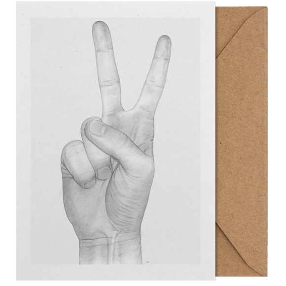 PAPER COLLECTIVE - V HANDS ART CARD A5