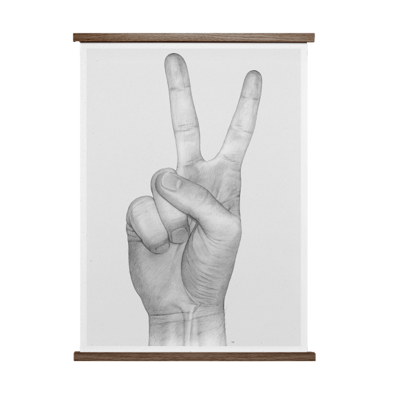 PAPER COLLECTIVE - V HANDS 50X70 PLAKAT