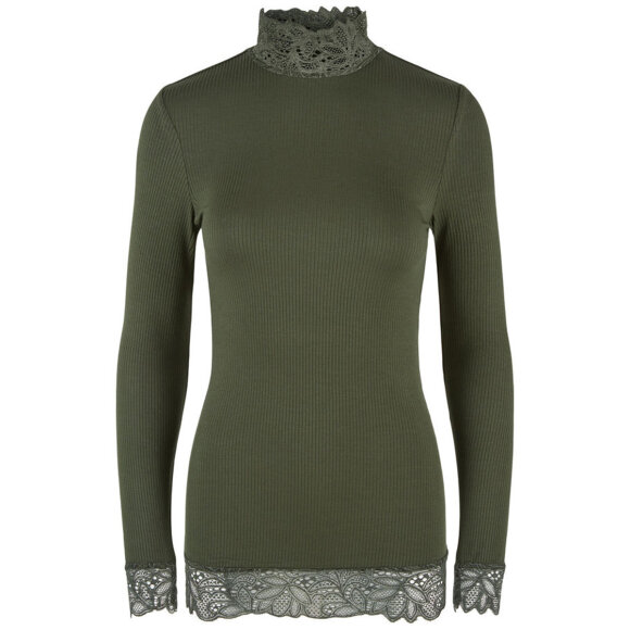 Y.A.S - ARMY GRØN YASELLE BLUSE