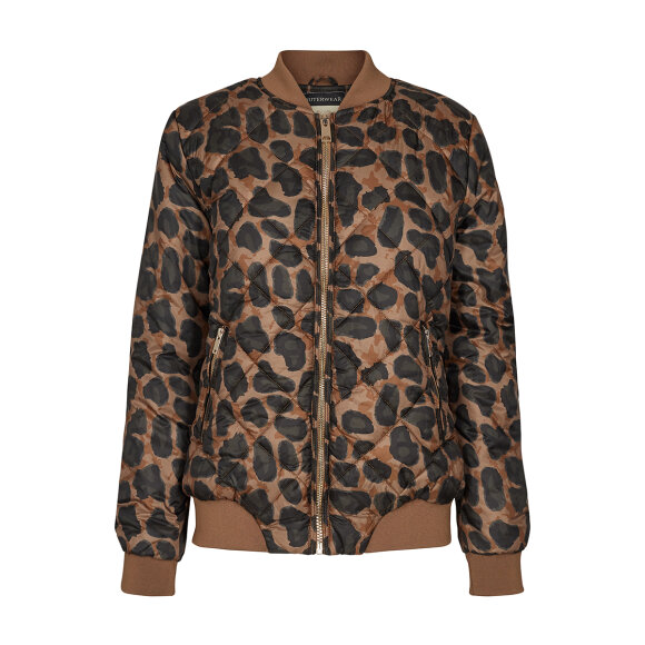 MOS MOSH - AMBER BOMBER LEOPARD JAKKE