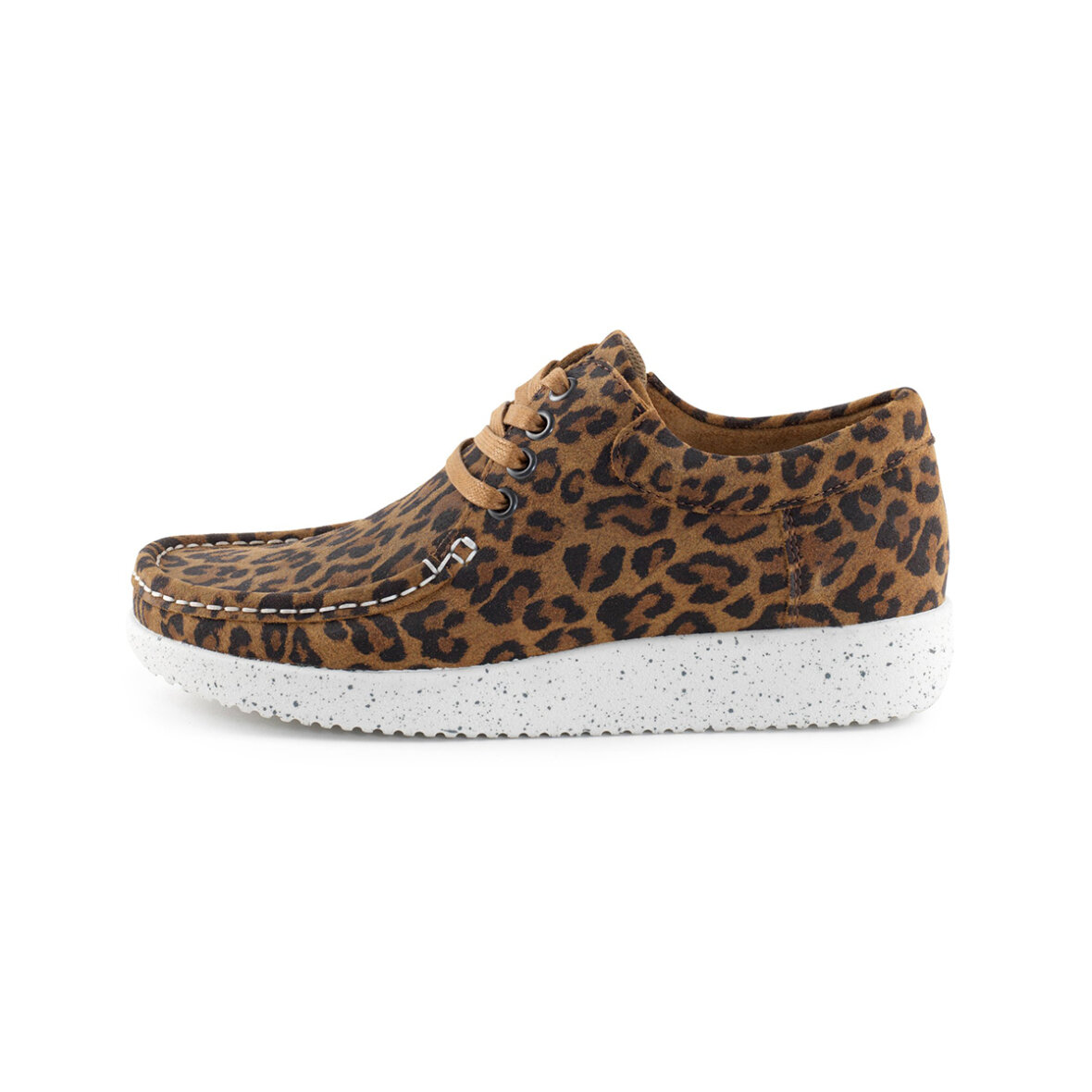 | GIV-GAVER.DK - SKO NATURE - ANNA SUEDE LEOPARD SKO