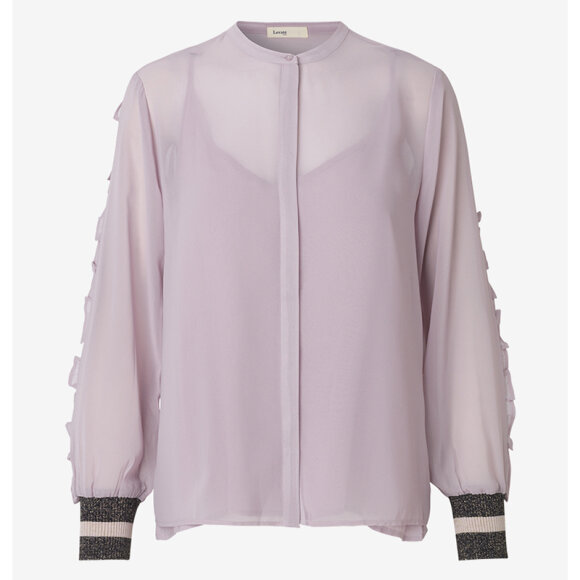 LEVETE ROOM - CLAUDIA LYSELILLA BLUSE M. RIB