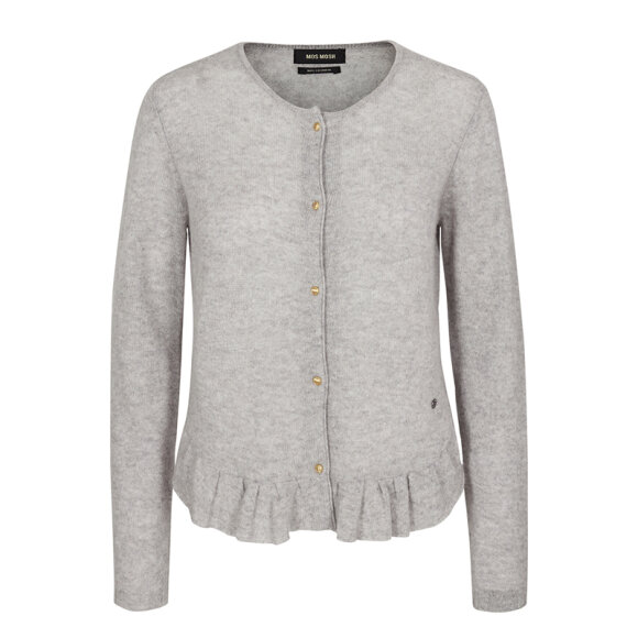 MOS MOSH - GRÅ ALICE CASHMERE CARDIGAN