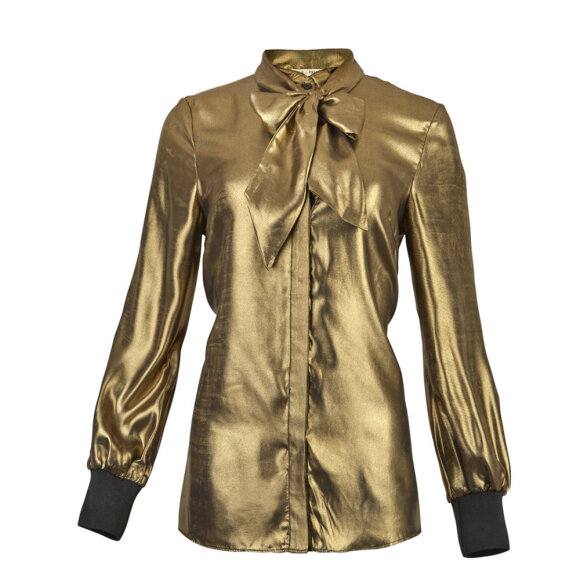 RUE de FEMME - GULD DISCO BLUSE