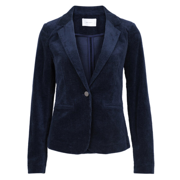 NEO NOIR - NAVY JONES CORD FLØJLS BLAZER