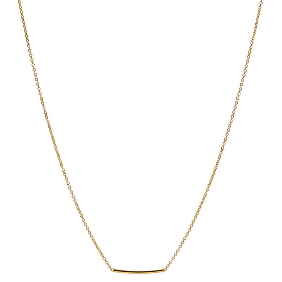 JUKSEREI - PIPE NECKLACE - GULD