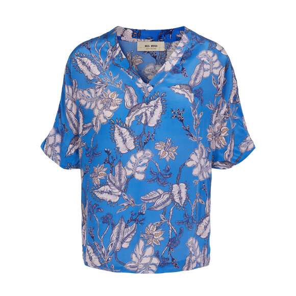 MOS MOSH - MARINE PRINT PALMA VITA BLUSE