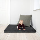 BY KLIPKLAP - KK Square - Velvet anthracite grey w. dark grey 