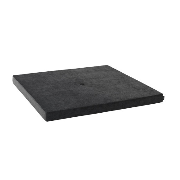 BY KLIPKLAP - KK Square - Velvet anthracite grey w. dark grey 