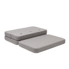 BY KLIPKLAP - KK 3 fold sofa - Multi grey w. grey