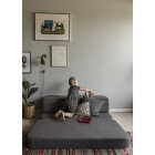 BY KLIPKLAP - KK 3 fold sofa - Blue grey w. grey