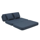 BY KLIPKLAP - KK 3 fold sofa - Dark blue w. black