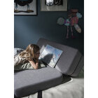 BY KLIPKLAP - KK 3 fold sofa XL soft - Blue grey w. grey