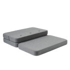 BY KLIPKLAP - KK 3 fold sofa XL soft - Blue grey w. grey