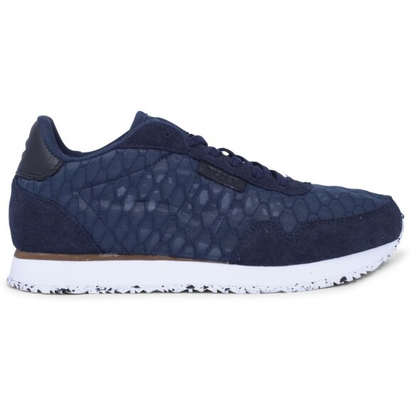 WODEN - NAVY NORA II MESH SNEAKERS