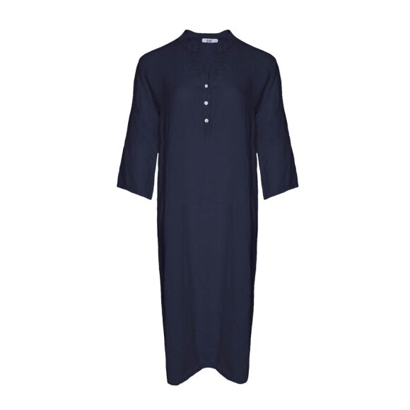 TIFFANY - Dress, Navy, Linen