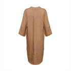 TIFFANY - Long Shirt, Camel, Linen