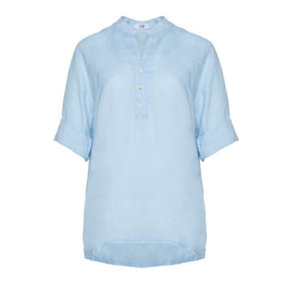 TIFFANY - Shirt, Light blue, Linen