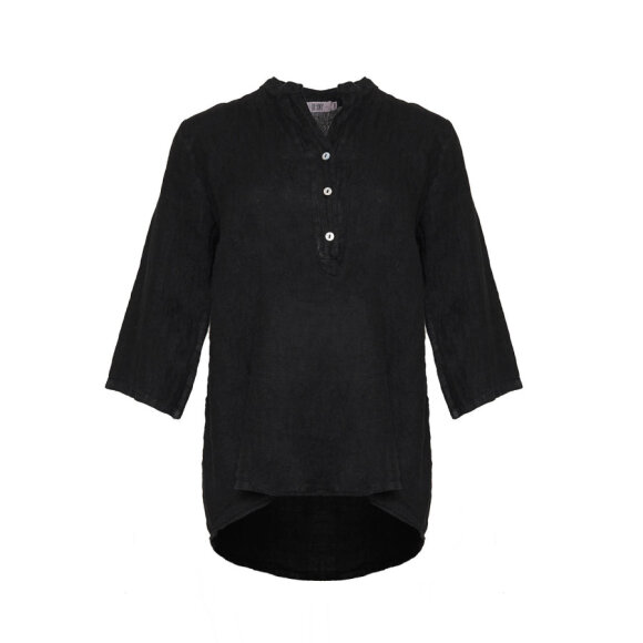 TIFFANY - Shirt, Black, Linen