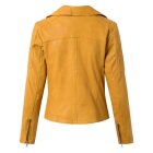 DEPECHE - BIKER JACKET - YELLOW