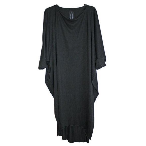 LISELOTTE HORNSTRUP - SORT DRAPE DRESS