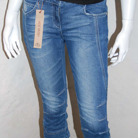 MOS MOSH - BLÅ DENIM KNICKERS