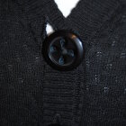 SORT TYND CARDIGAN M. KNAPPER