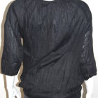 SORT BLUSE M. STJERNER