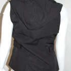 ILSE JACOBSEN - SORT SOFTSHELL VEST M. HÆTTE