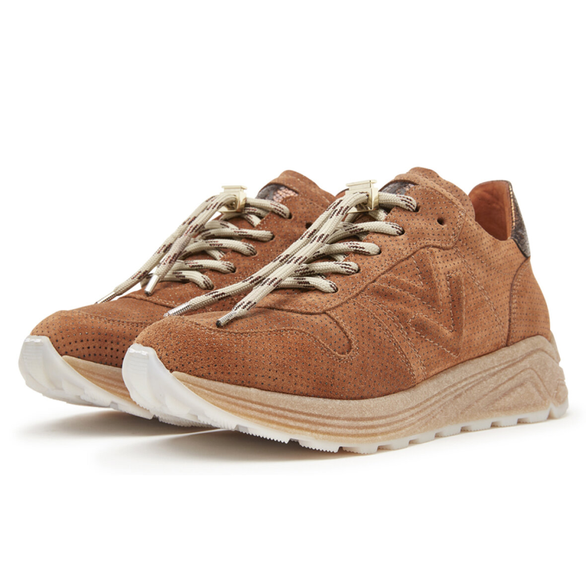 Via vai top sneakers cognac