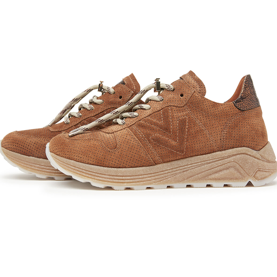 SCHELDE GIV GAVER.DK SKO VIA VAI COGNAC SWAMI SNEAKERS