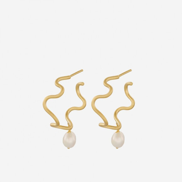 PERNILLE CORYDON - BAY EARRINGS 8 MM