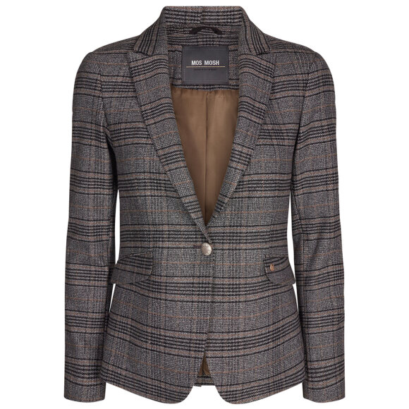 MOS MOSH - BLACK CHECK MILANO BLAZER