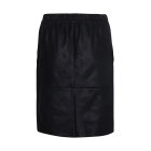 ONE TWO LUXZUZ - SORT MADELEINE COATED SKIRT