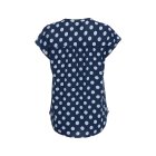 ONE TWO LUXZUZ - NAVY DOT BOZENA BLUSE