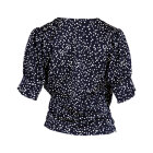 NEO NOIR - NAVY ISA BIG DOT BLUSE