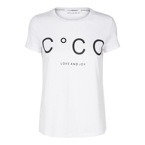 CO COUTURE - COCO SIGNATURE HVID T-SHIRT