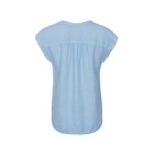 ONE TWO LUXZUZ - KISSER BLOUSE ICE BLUE