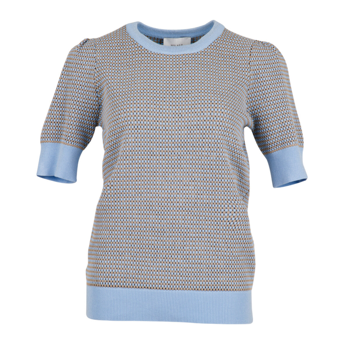 SCHELDE | GIV-GAVER.DK - TOPPE/T-SHIRT NEO NOIR - MADISON KNIT TEE - BLUE