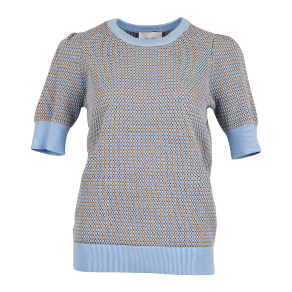 NEO NOIR - MADISON KNIT TEE - LIGHT BLUE